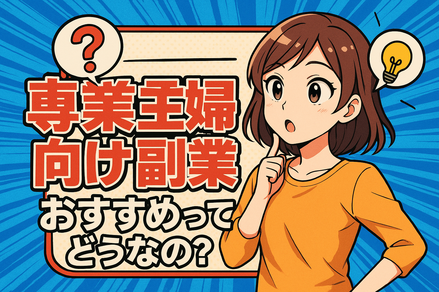 専業主婦向け副業おすすめってどうなの?