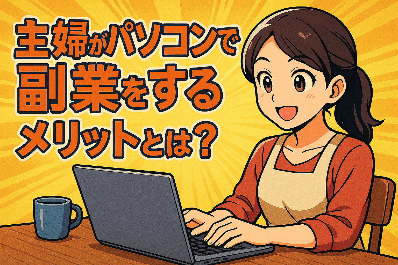 主婦がパソコンで副業をするメリットとは？