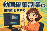 動画編集副業は主婦におすすめなの？