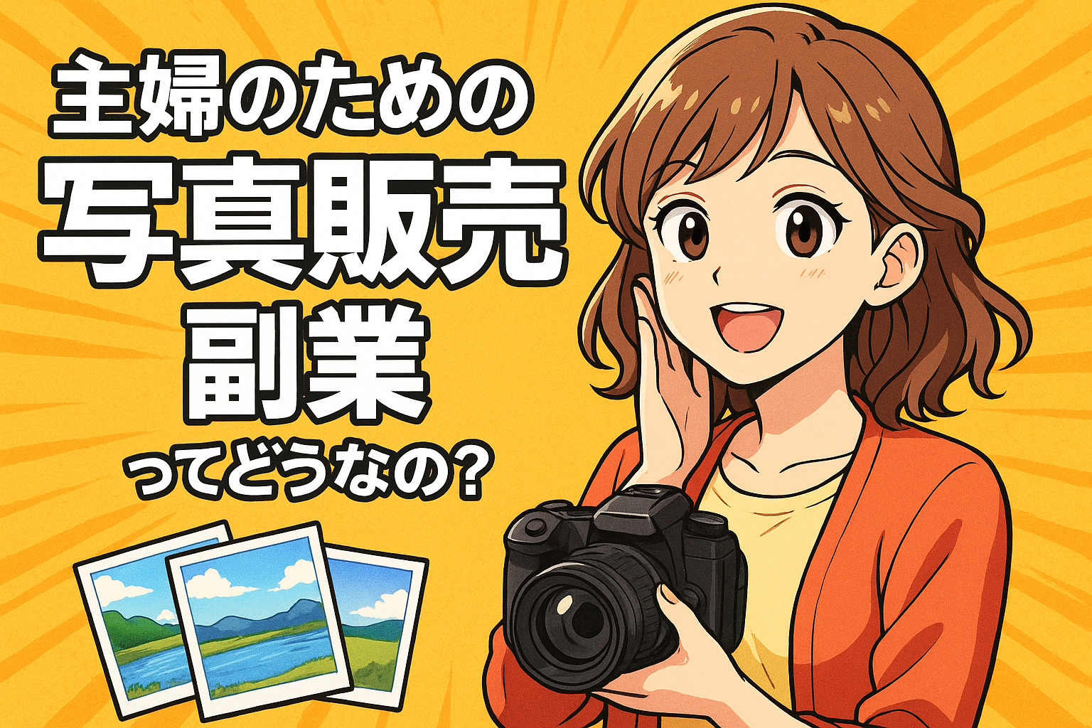 主婦のための写真販売副業ってどうなの？