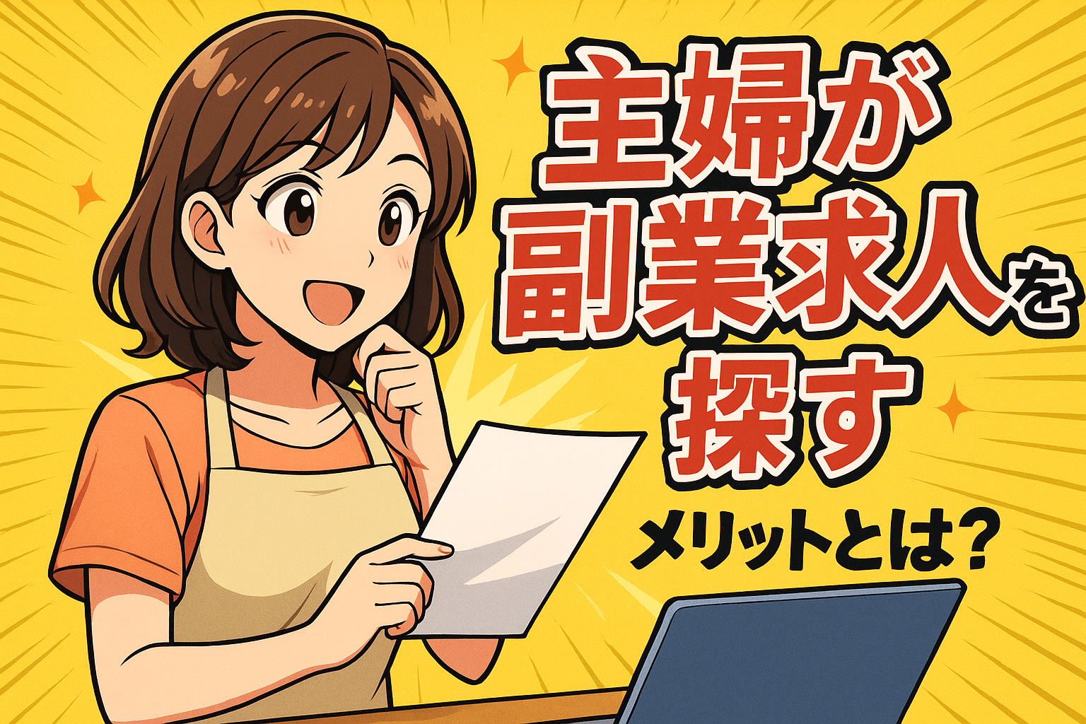 主婦が副業求人を探すメリットとは？