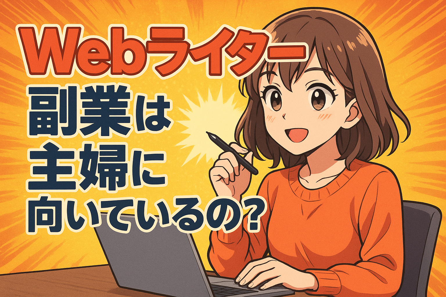 Webライター副業は主婦に向いているの？